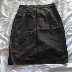 Ann Taylor Brownish Grey Pencil Skirt